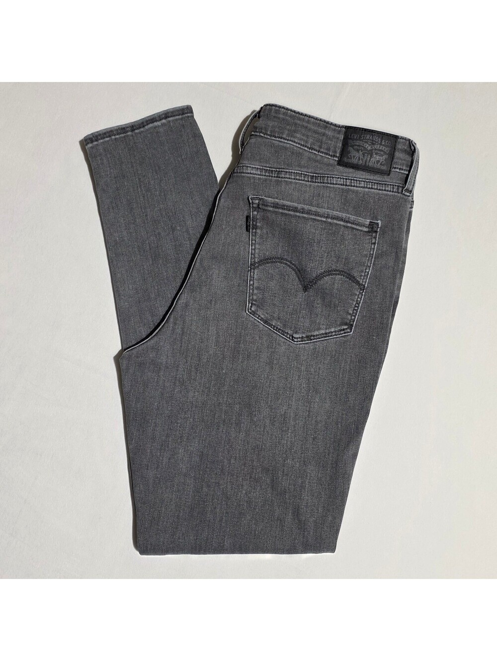 Levi's 721 High Rise Skinny Jeans in Gray, Size 33 waist / 30 length
